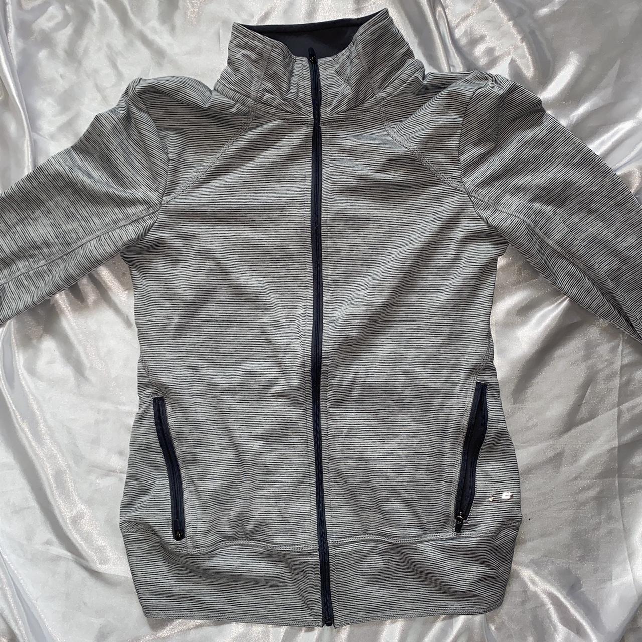 Grey hotsell workout jacket