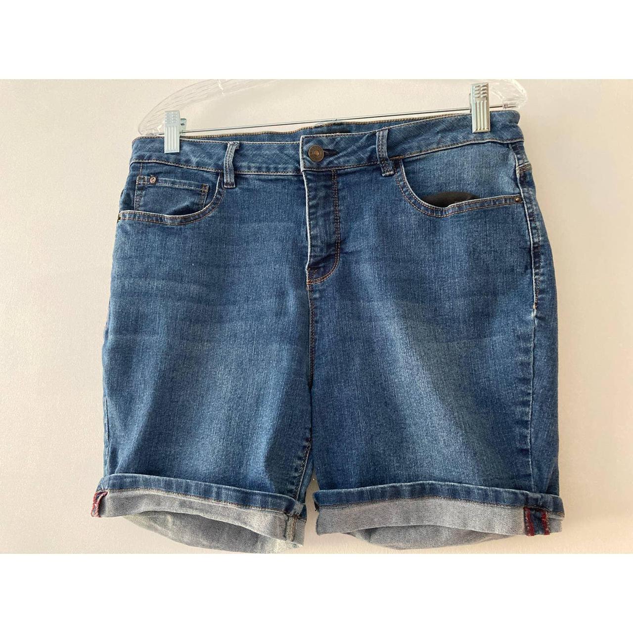 Curve Appeal Women's Blue Shorts | Depop