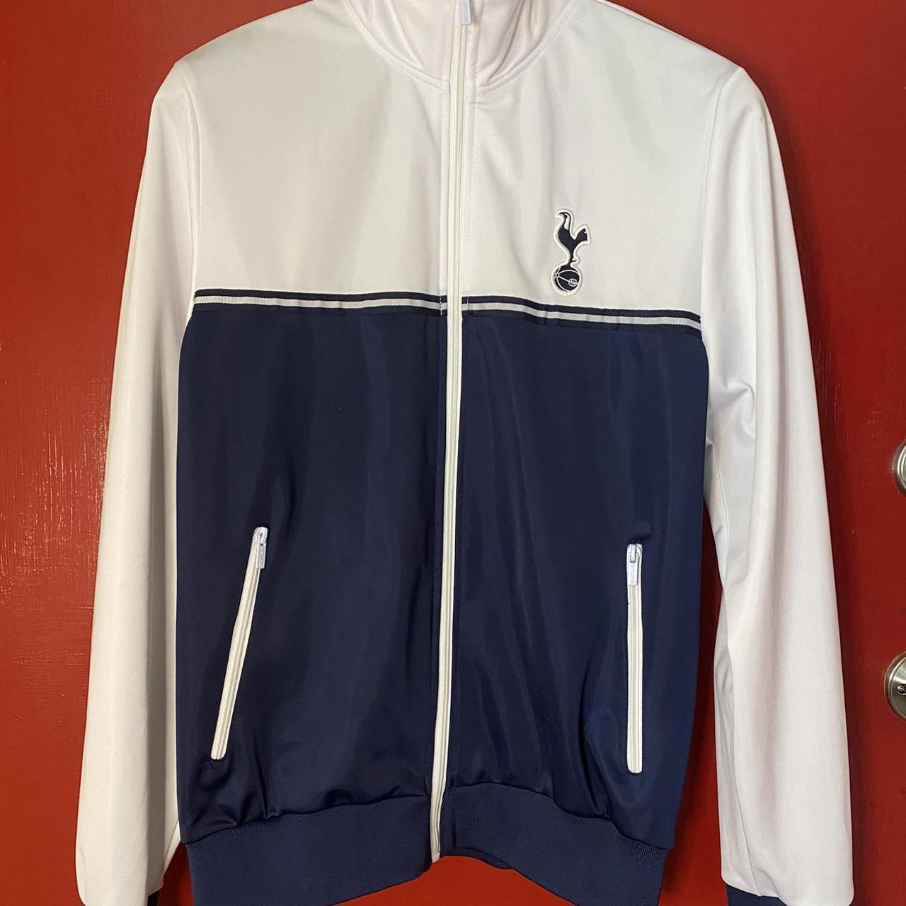 Tottenham Spur poly track jacket. Clean, except... - Depop