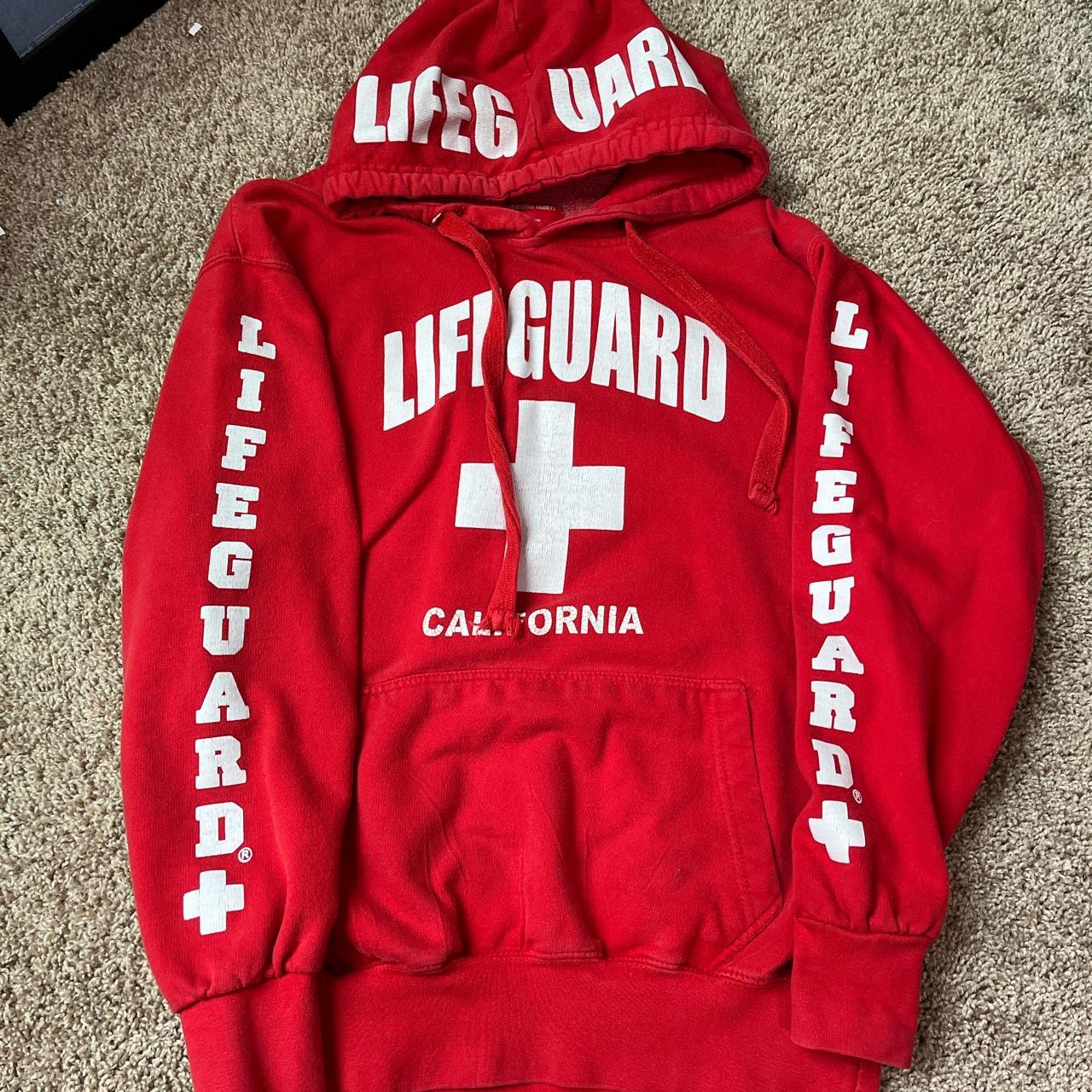 Lifeguard'' Hoodie - Red