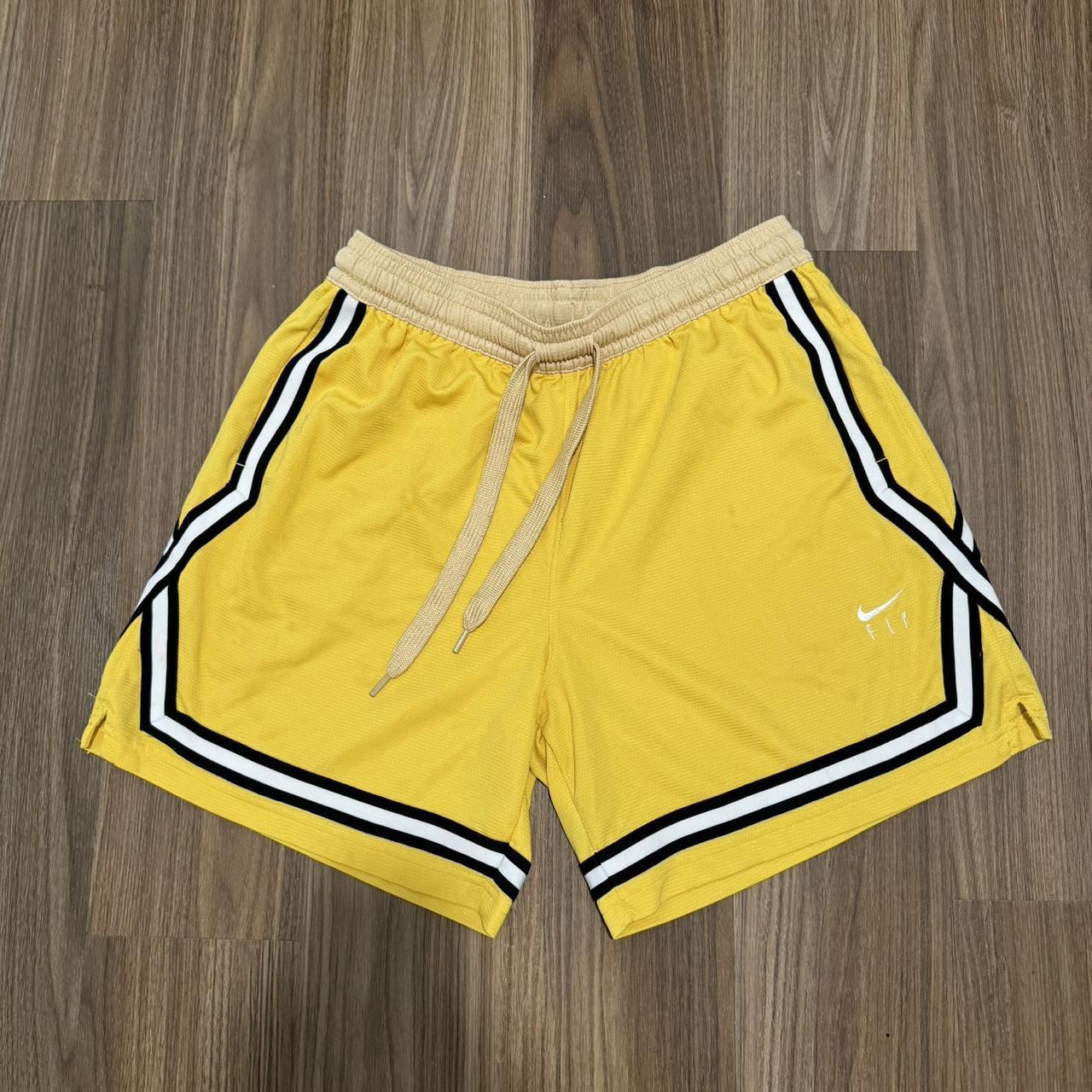 nike air yellow shorts