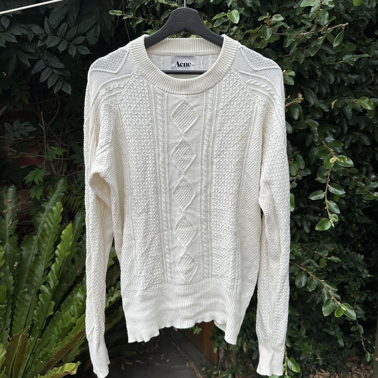 Men’s Acne Studios Cable Knit Jumper Size... Depop