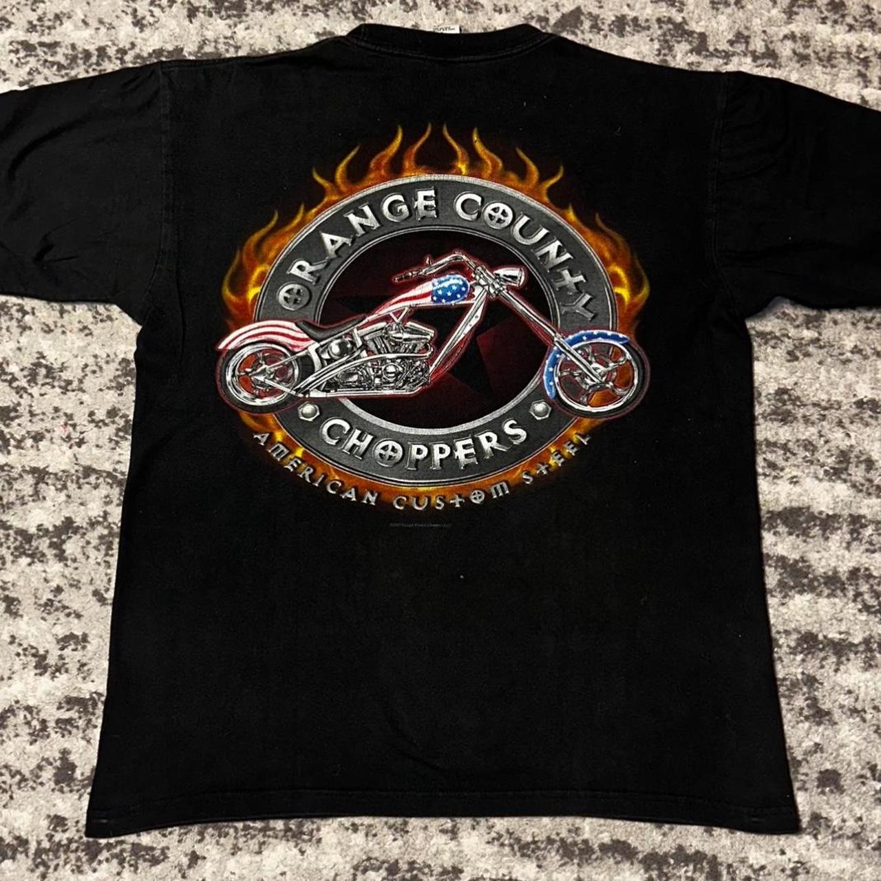 Vintage 2003 Orange County Choppers T-shirt Men's... - Depop