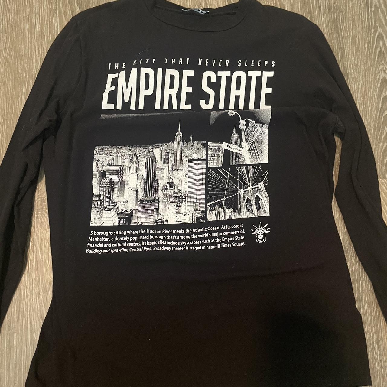 Empire State long sleeve shirt Size M - Depop