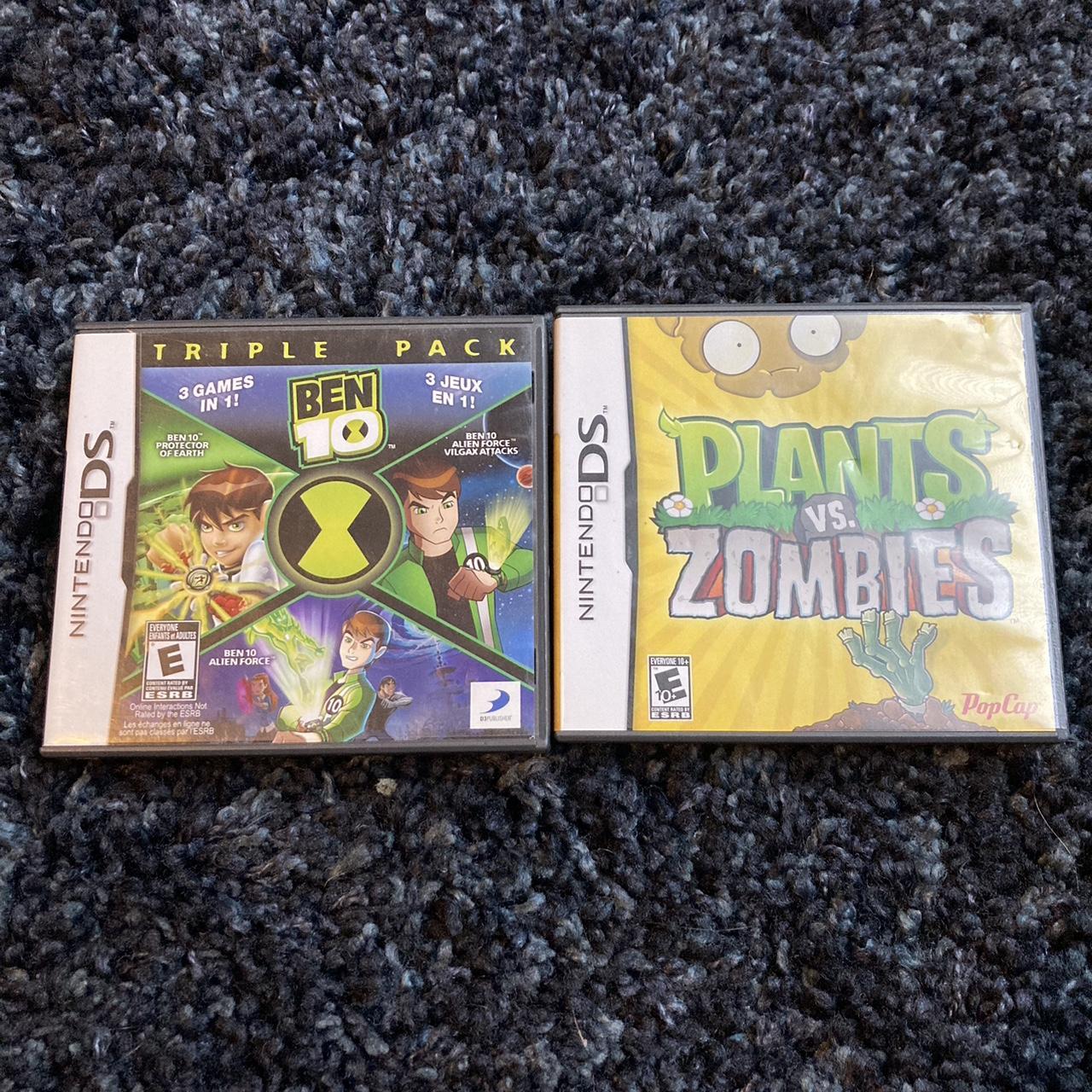 Lot of 2 Nintendo DS games Plants vs zombies and Ben... - Depop