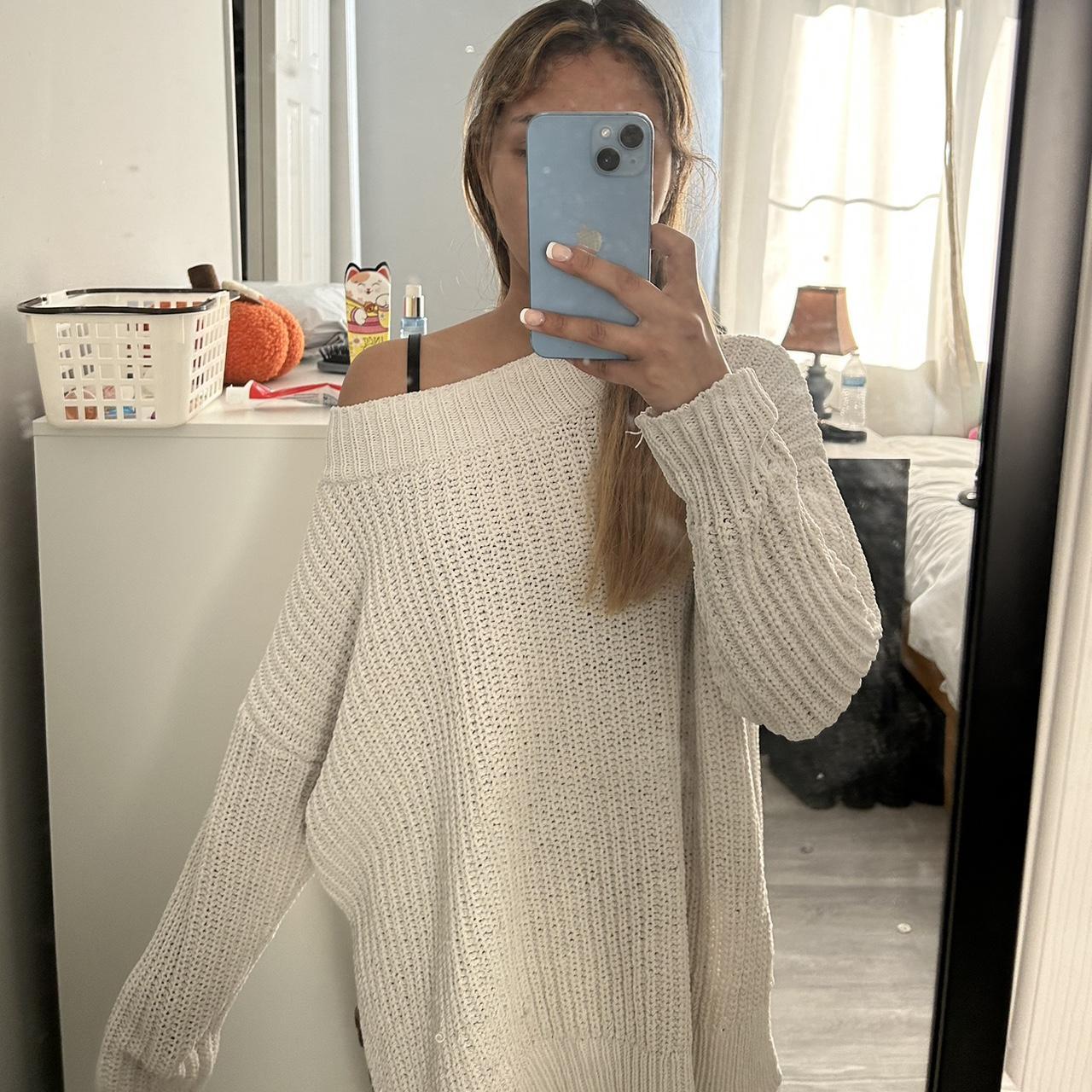 Aerie Off The Shoulder Sweater - Depop