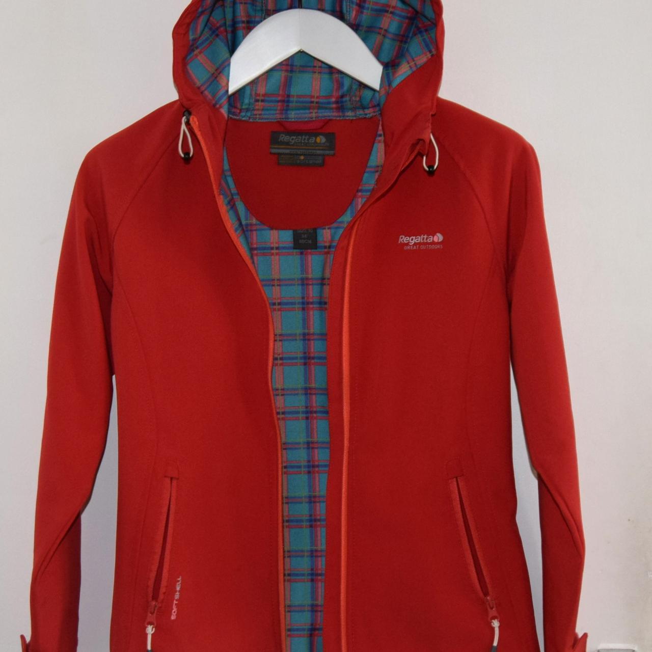 Regatta Women's Red and Orange Jacket Depop