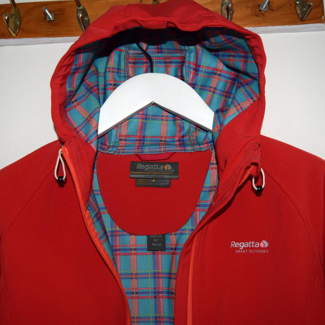 Regatta Women's Red and Orange Jacket Depop