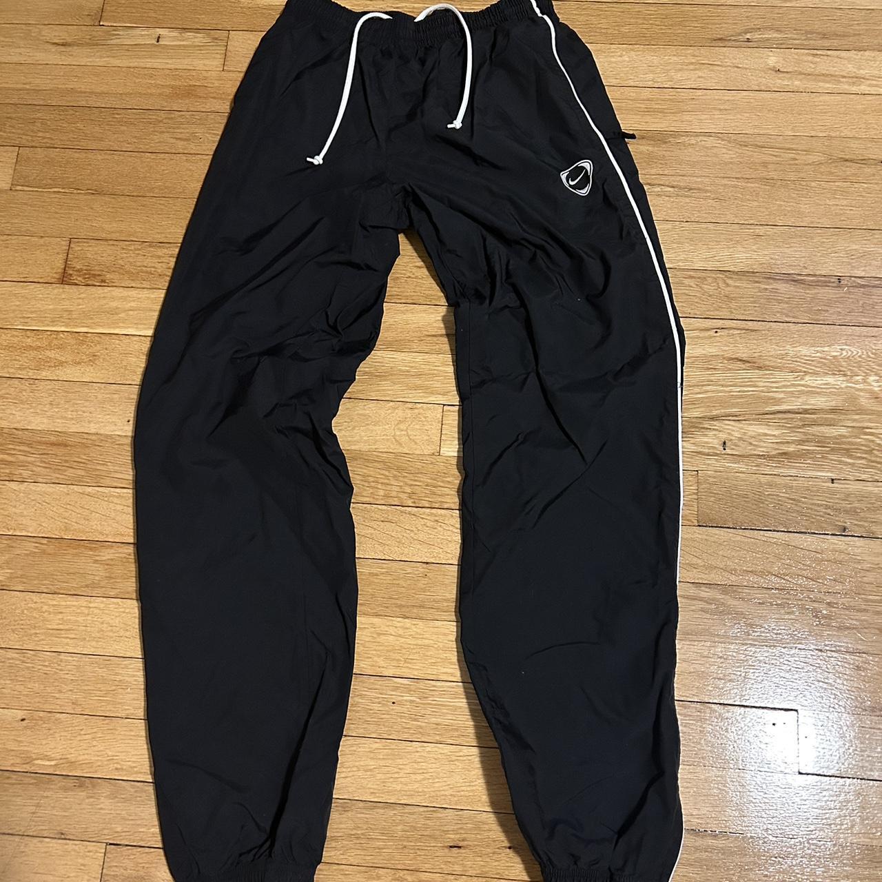 vintage nike trackpants size medium perfect condition - Depop