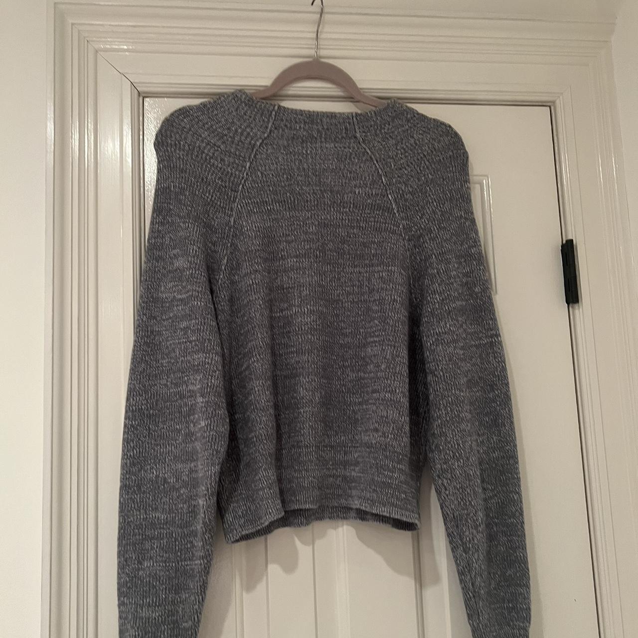 Free People Women's Grey Jumper | Depop