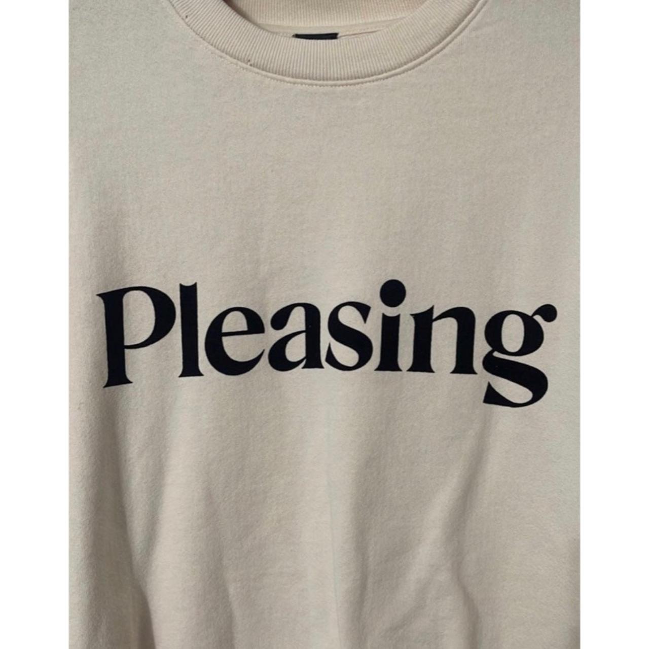 NEW store PLEASING CREAM CREWNECK SIZE SMALL