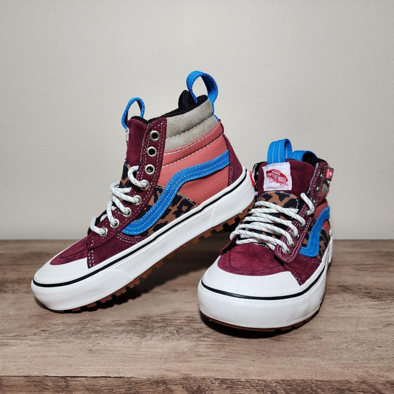 Vans best sale canvas burgundy