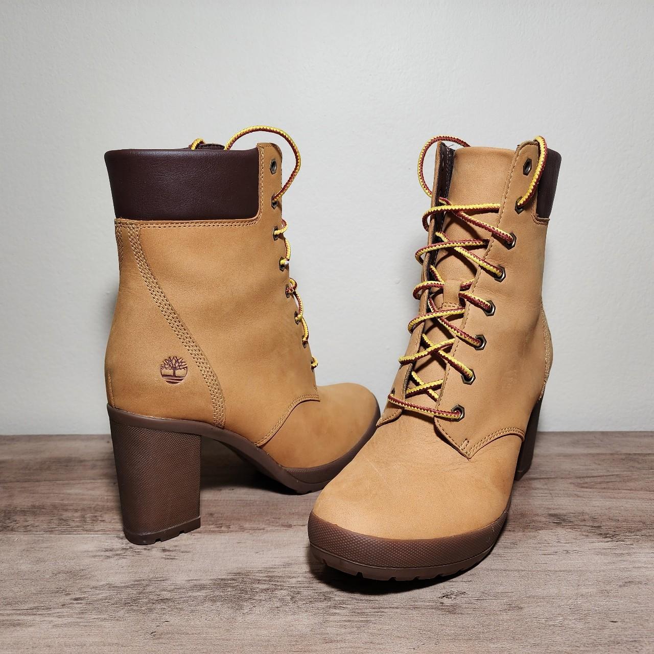 Timberland Camdale Ankle Boots Wheat Tan Chunky