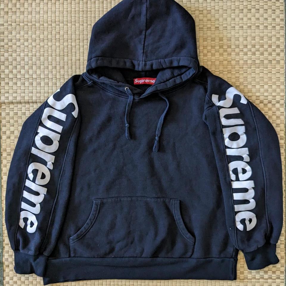 Supreme Sideline Hoodie Black Men's Size Large Made... - Depop