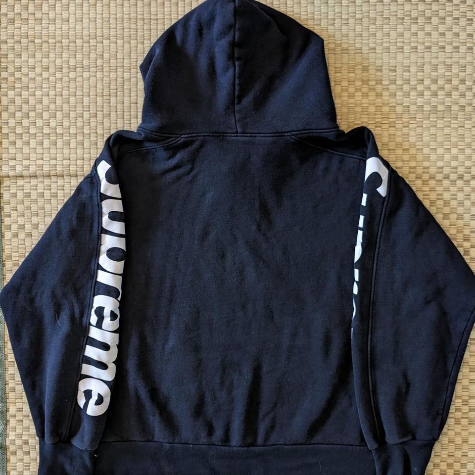 Supreme sideline store hooded sweatshirt black