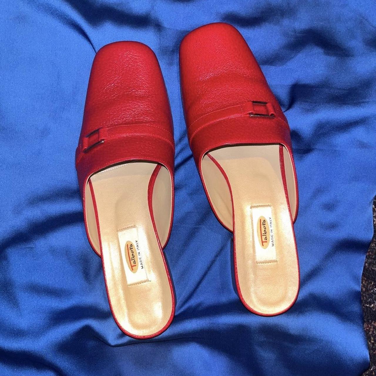 Talbots red heeled shoes - Depop