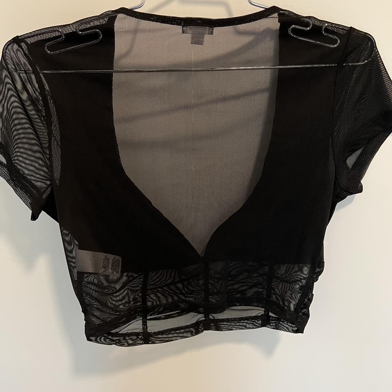 garage see thru top super cuteee - Depop