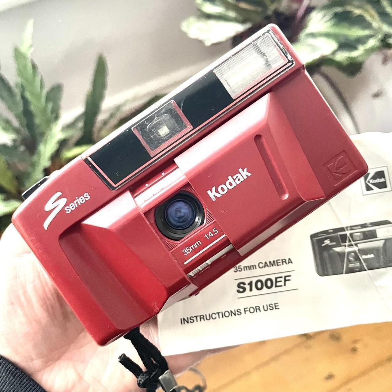 🍭 Kodak S100 EF compact 35mm film camera in rare red... - Depop