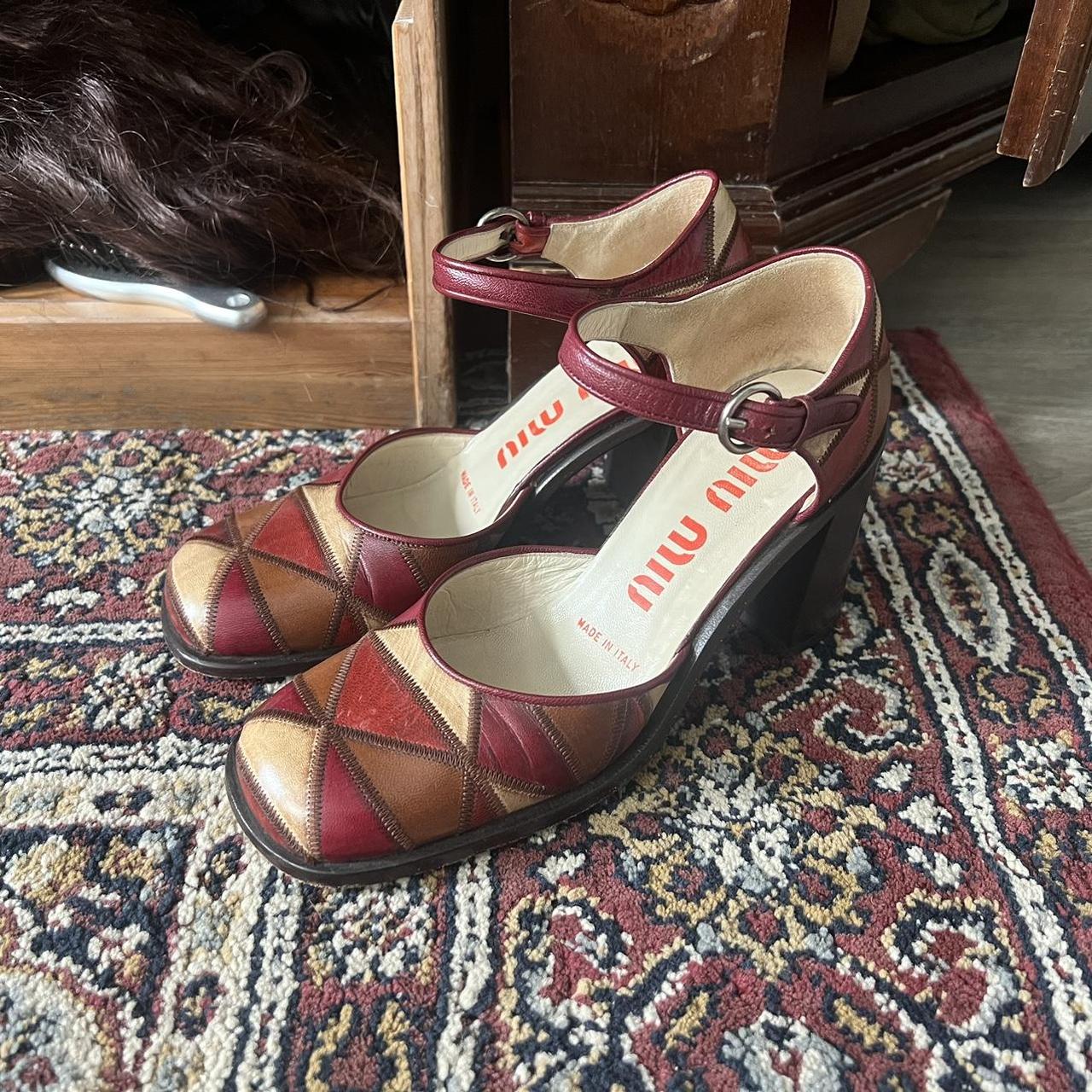 authentic vintage rare 1990s miu miu patchwork block | Depop