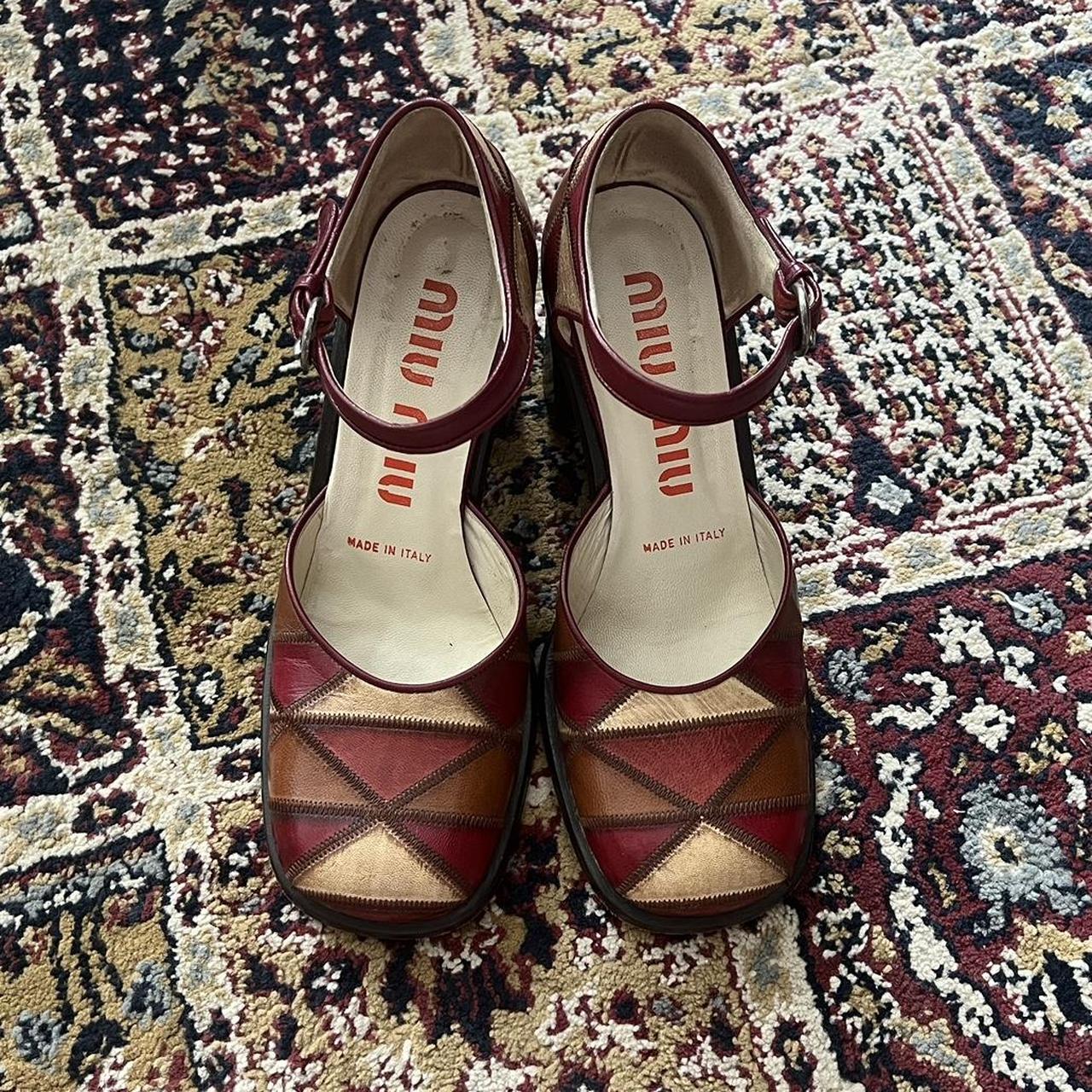 靴 archive vintage miumiu patchwork heel 靴 archive vintage miumiu patchwork heel Miu Miu vintage