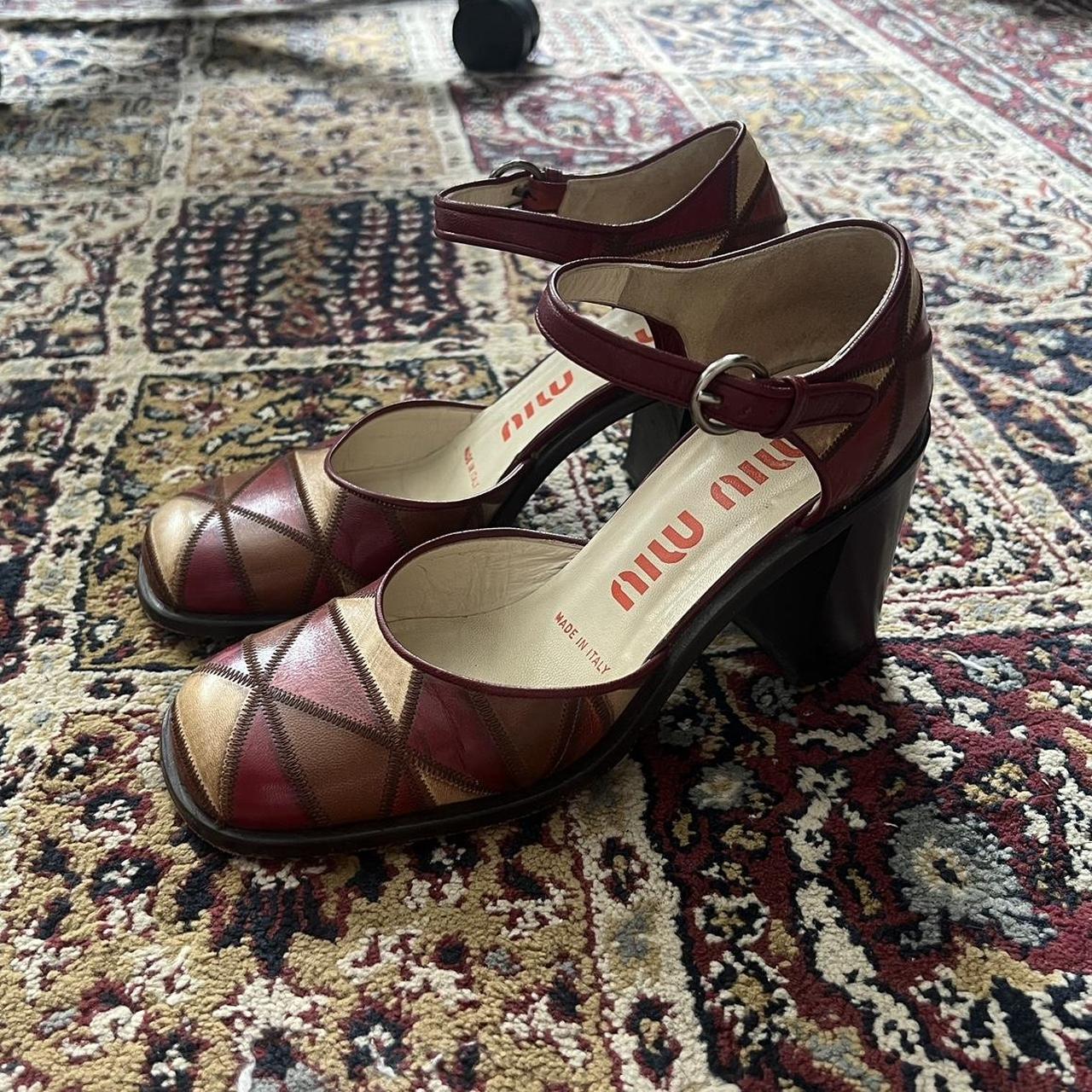 authentic vintage rare 1990s miu miu patchwork block | Depop