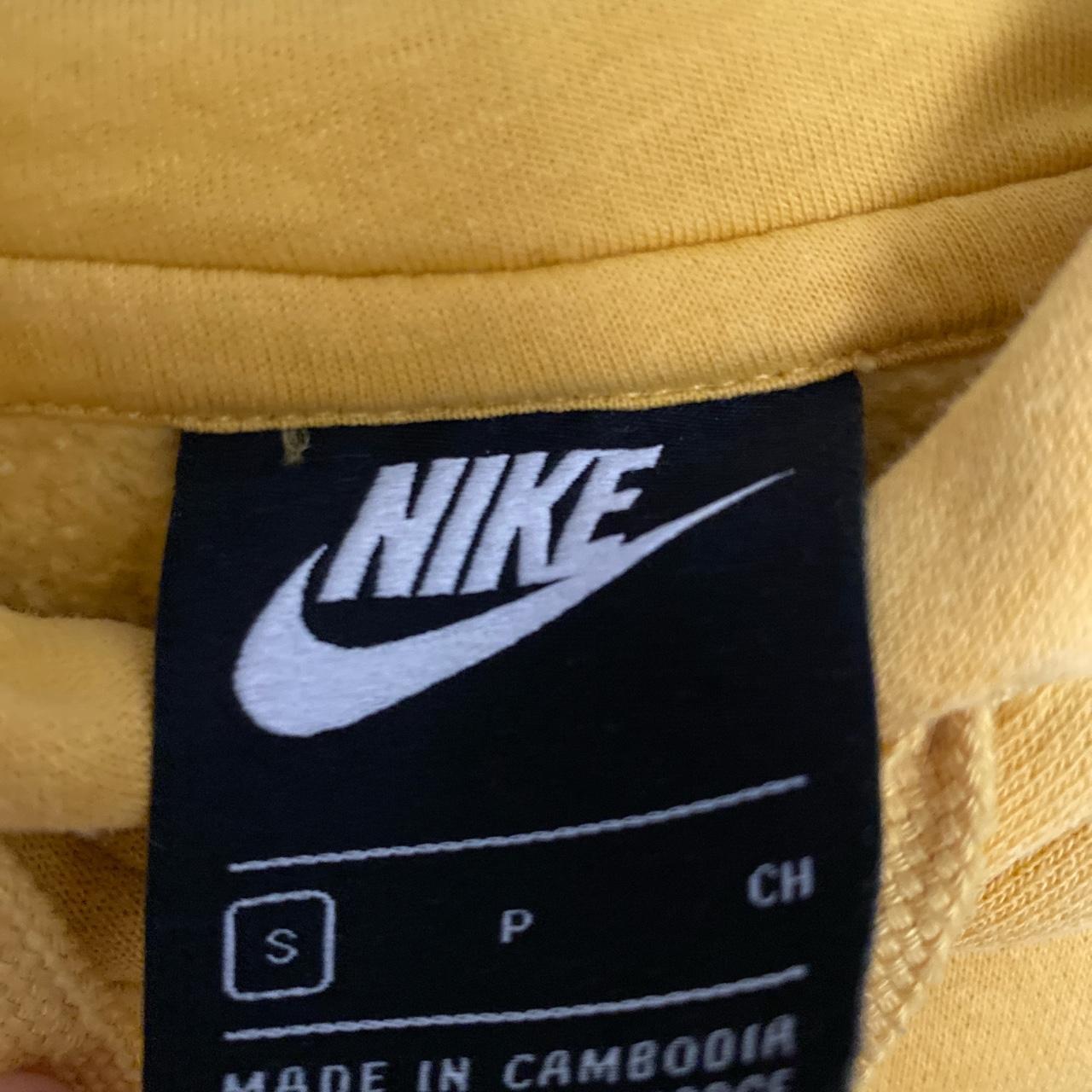 Yellow Nike hoodie from JD. Good condition can be... - Depop