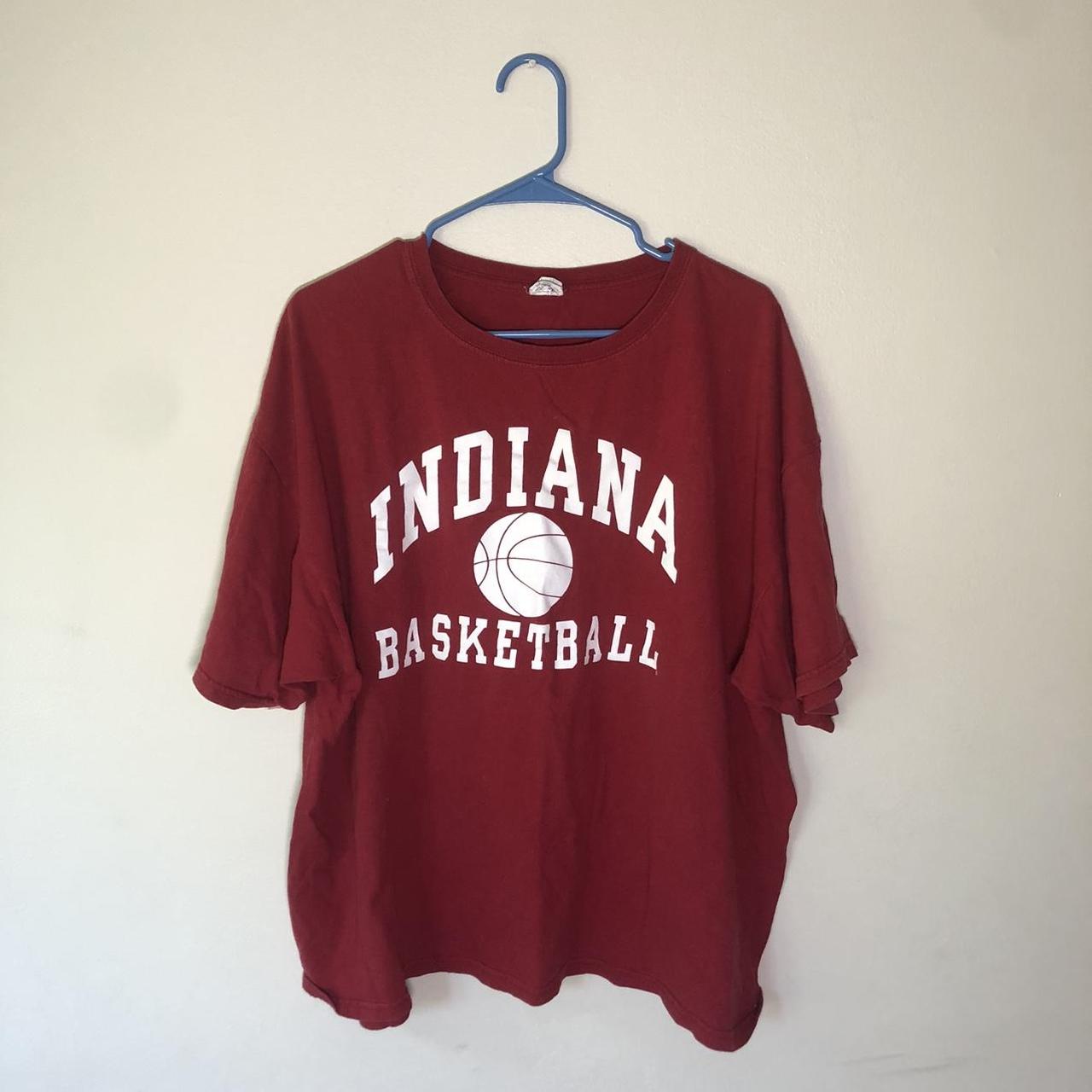 Vintage indiana basketball shirt anvil 2x fits like... Depop