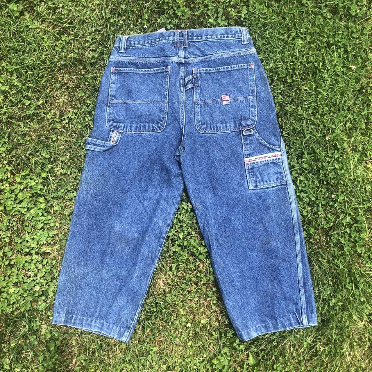 Paco jeans y2k jnco style baggy jeans short... - Depop