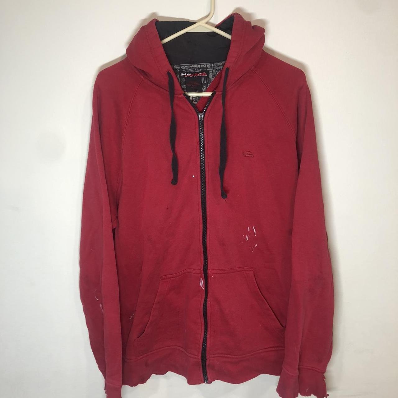 Tony hawk hoodie zip up skater Vintage... - Depop