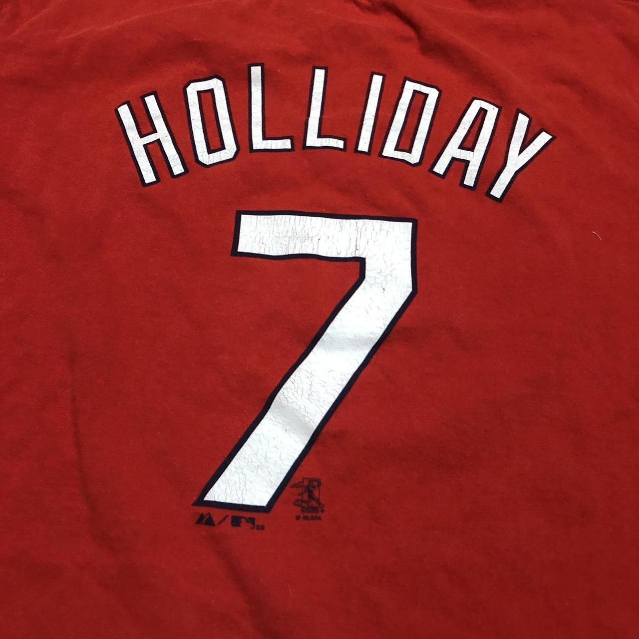 St. Louis Cardinals Matt Holliday Majestic T Shirt jersey