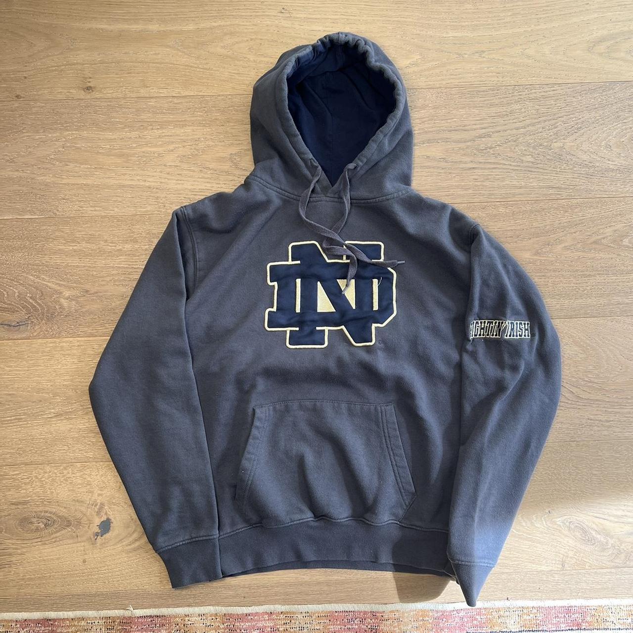 Notre Dame fighting Irish hoodie -stitched - Depop