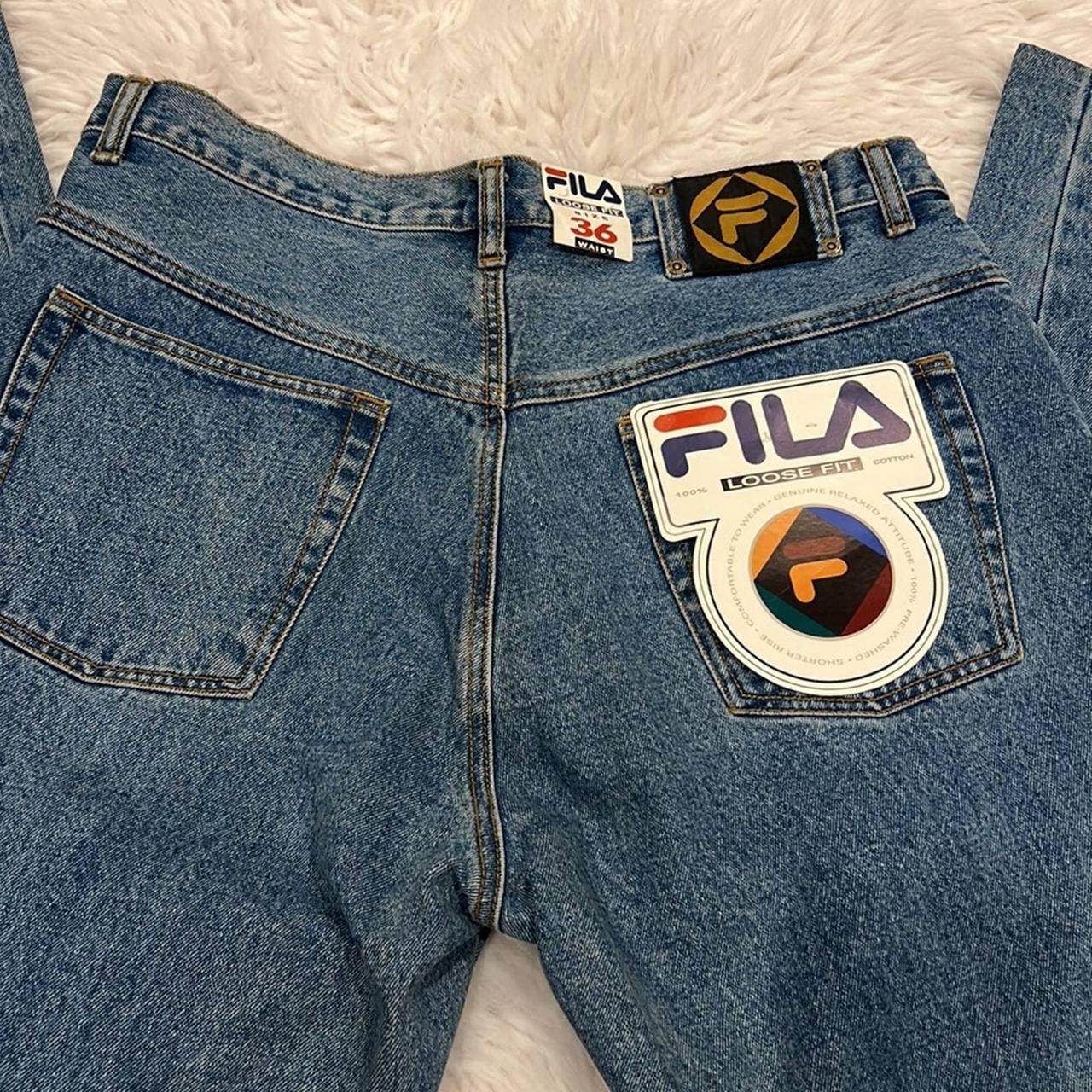 Blue on sale jean fila