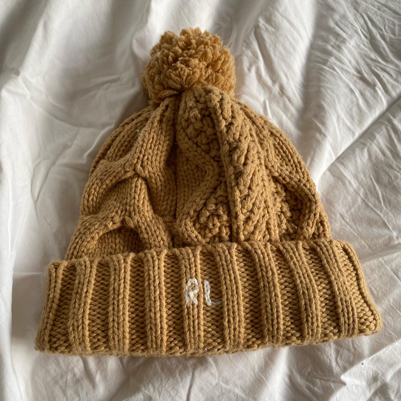 Ralph Lauren knitted winter hat with Pom Pom . Depop