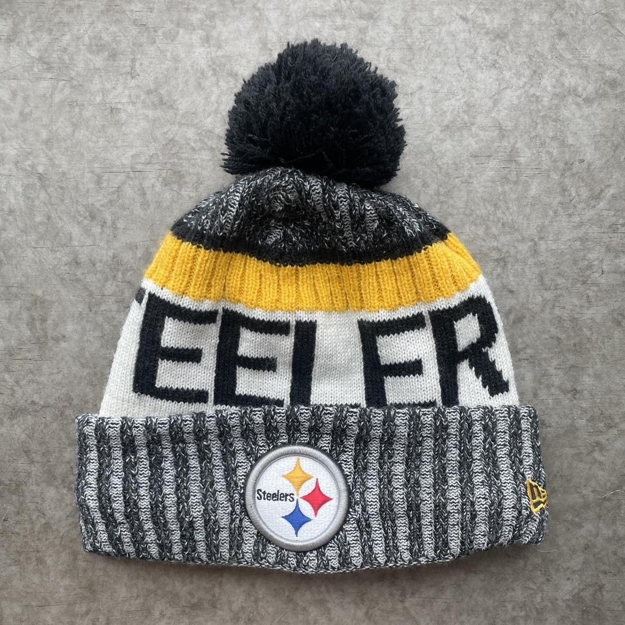 The Steelers Beanie Yarn Pom Pom, Pittsburgh Steelers