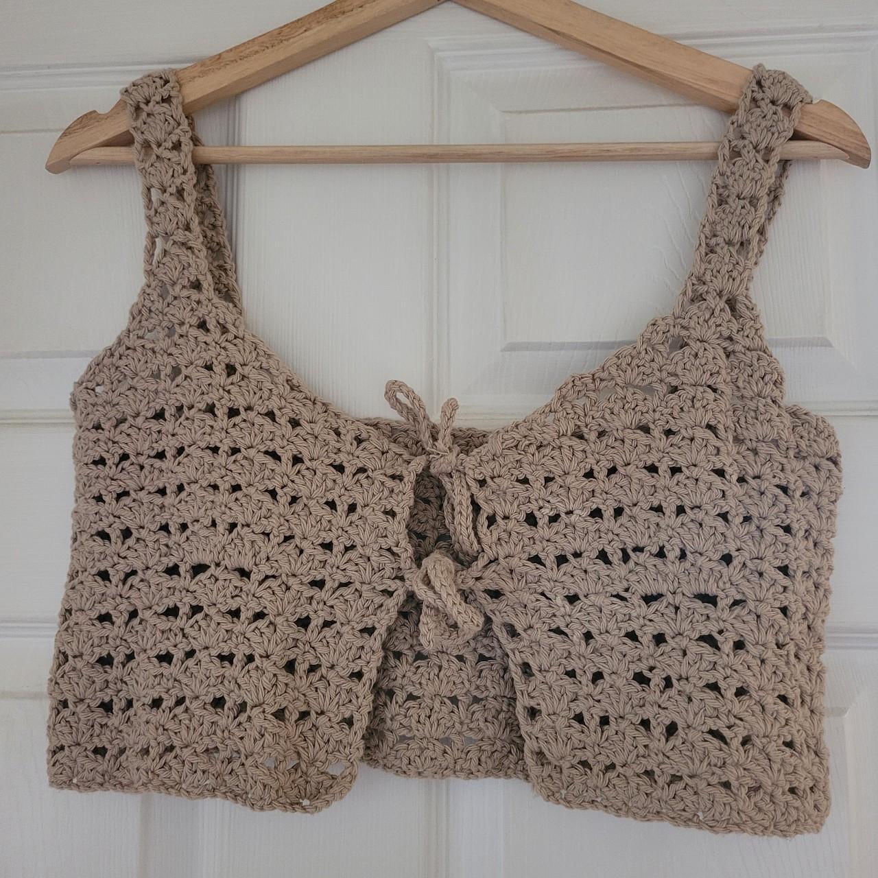 Women's Tan Crop-top 