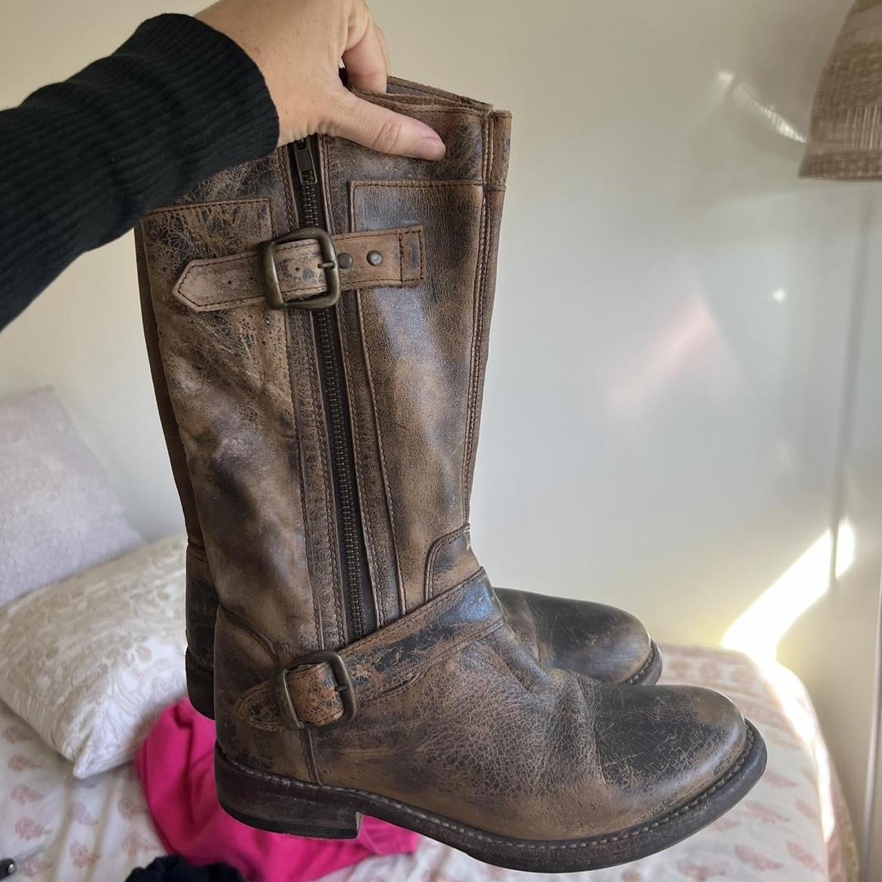 Vintage Bed Stu Boots Genuine Leather Depop