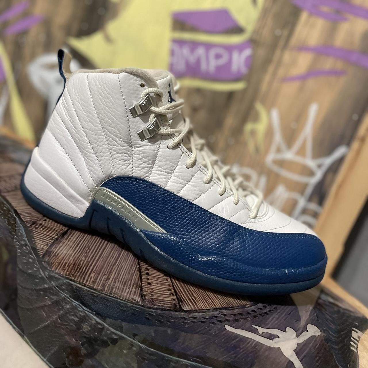 Jordan 12 french blue mens deals