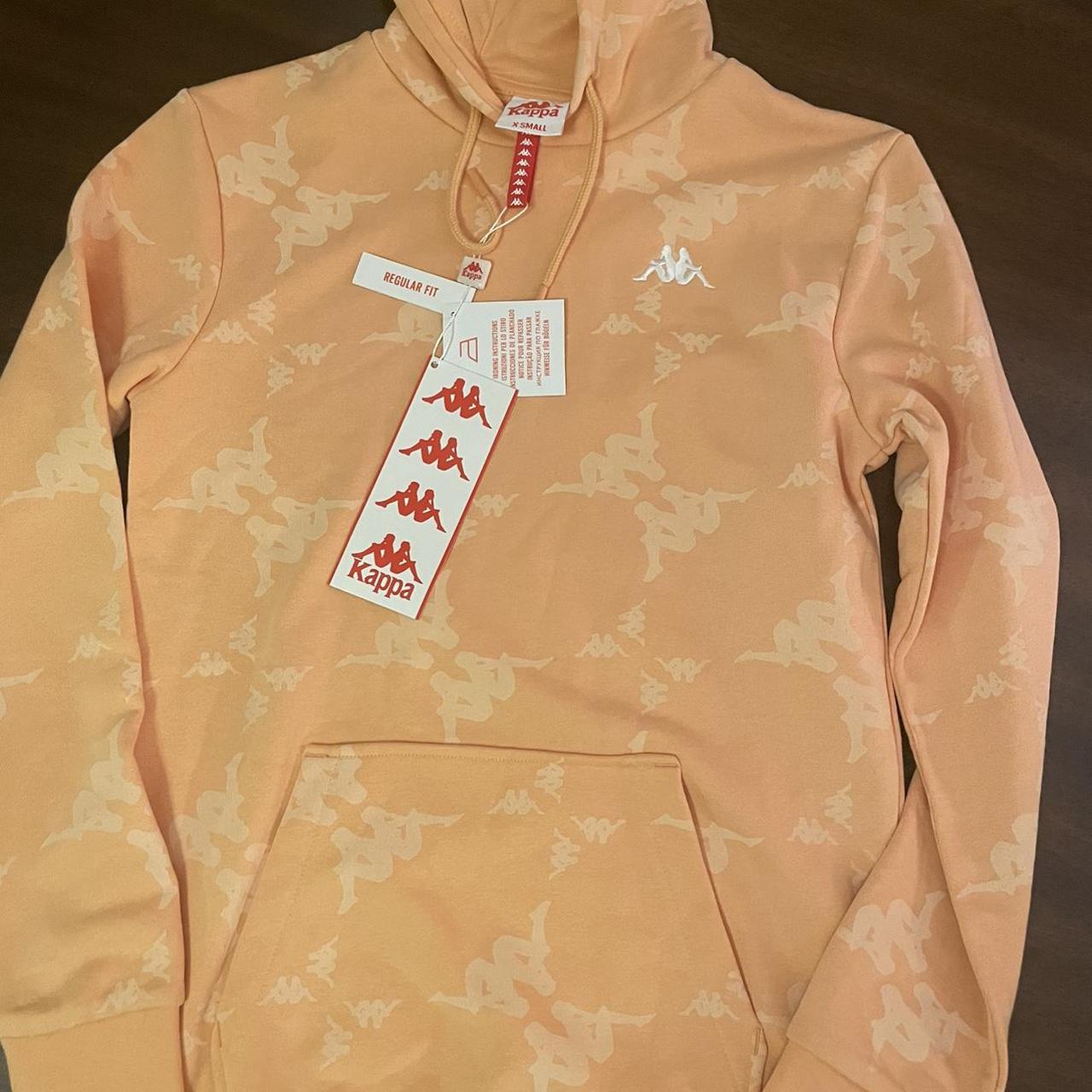 Peach kappa outlet hoodie