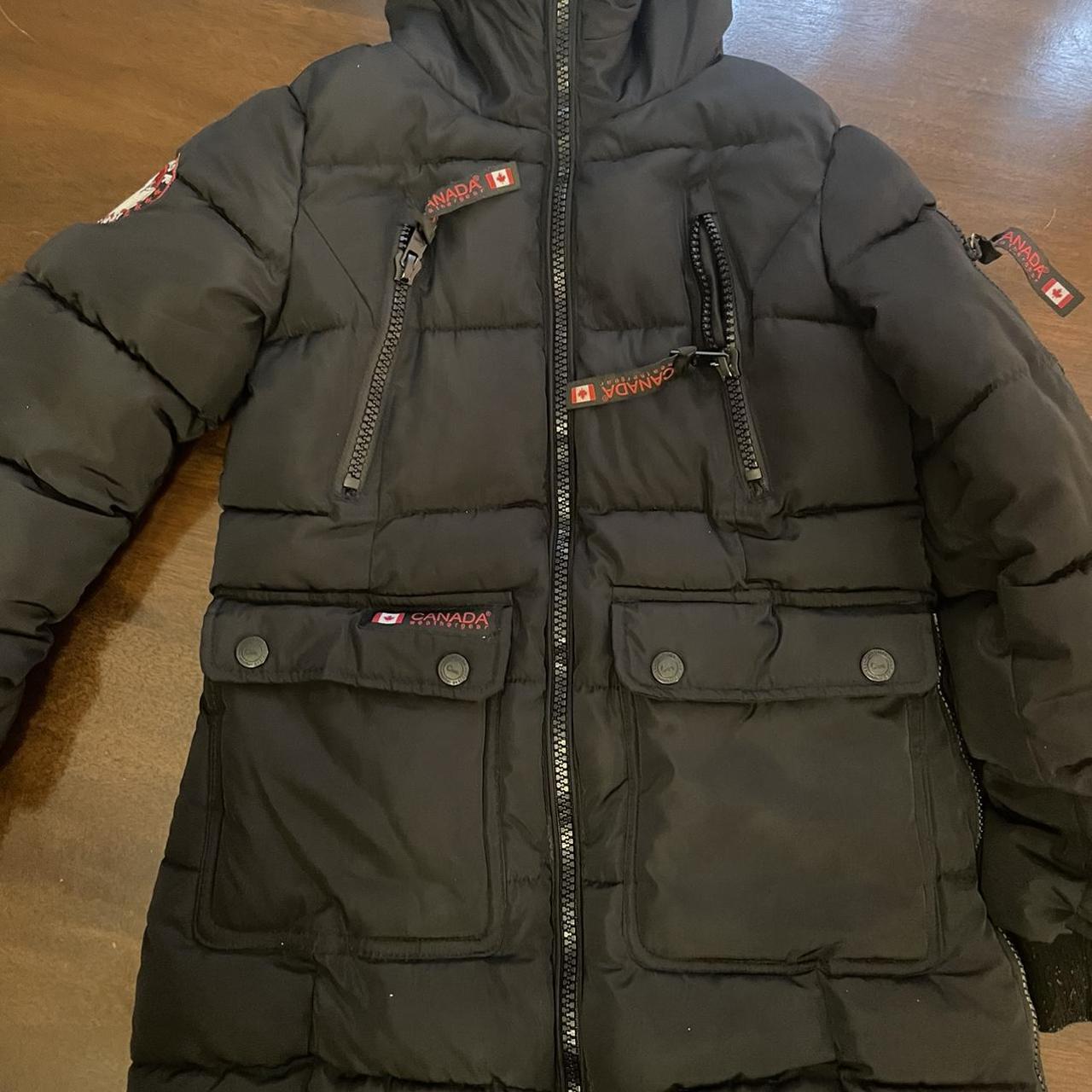 Canada Goose Black and Red Jacket