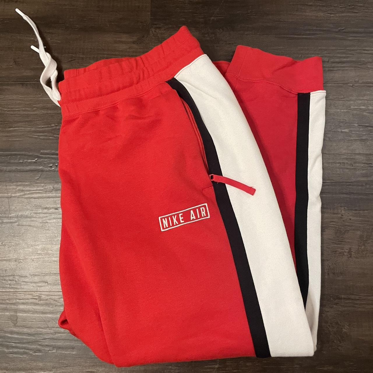 mens red nike jogging suit