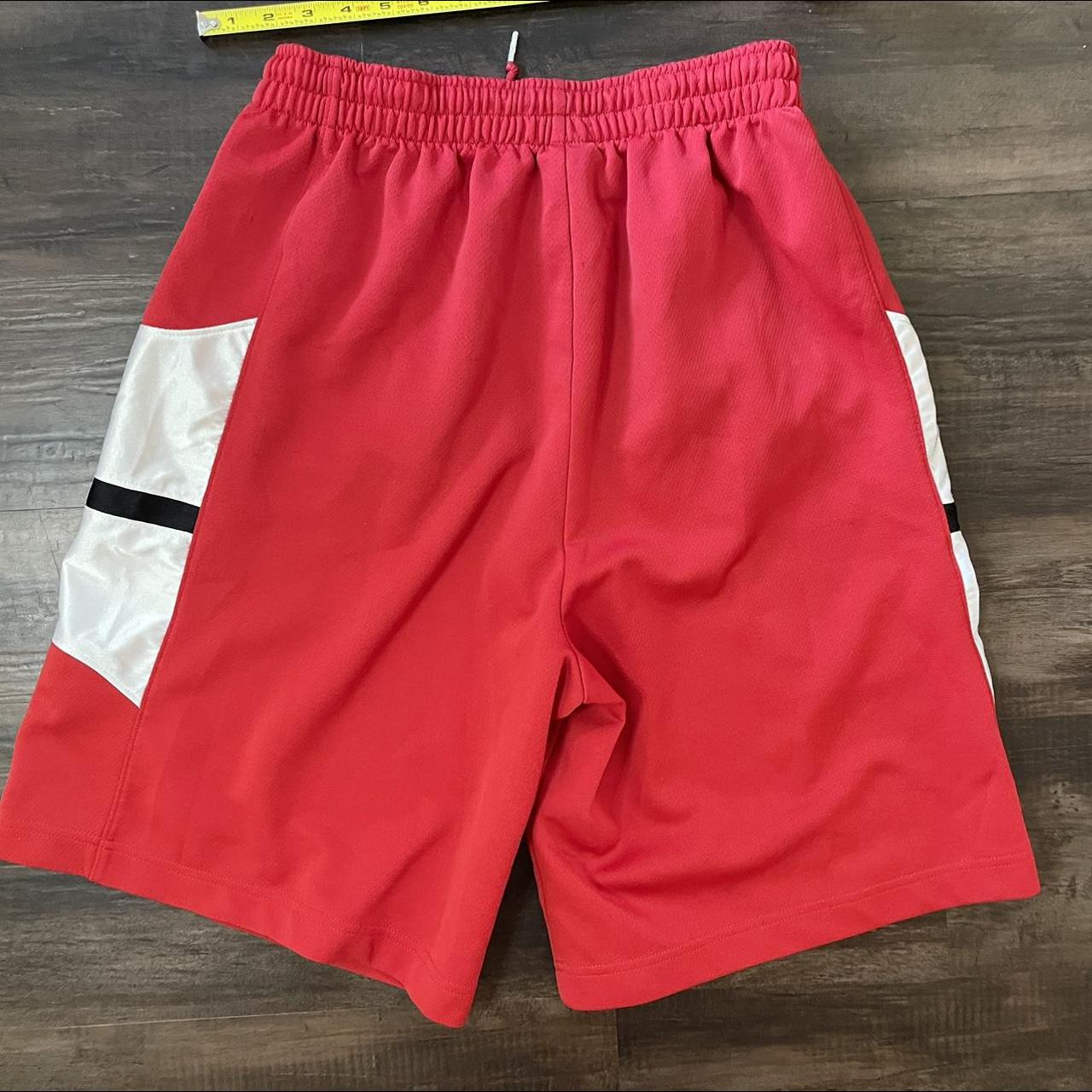 Jordan Men's Red and Black Shorts | Depop