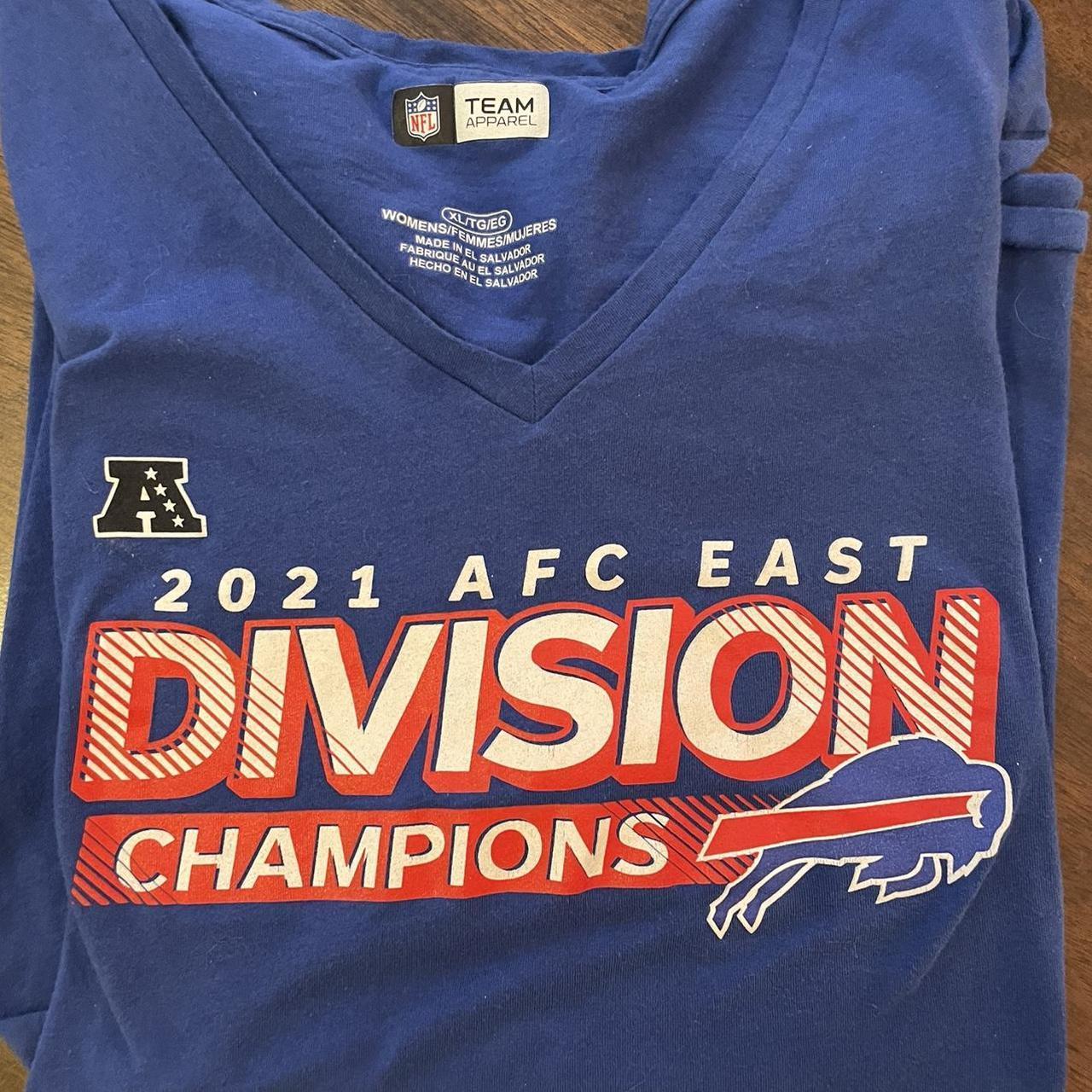 Buffalo Bills AFC East Division Champions 2021 Royal T-Shirt