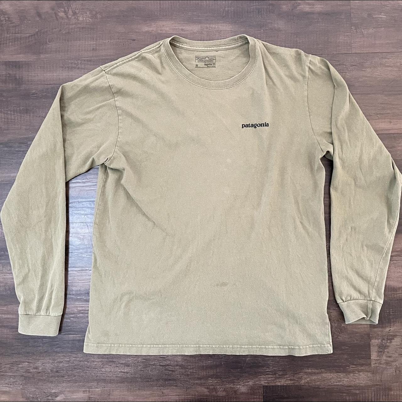 Patagonia Adult Army Green Long Patagonia Fishing... - Depop