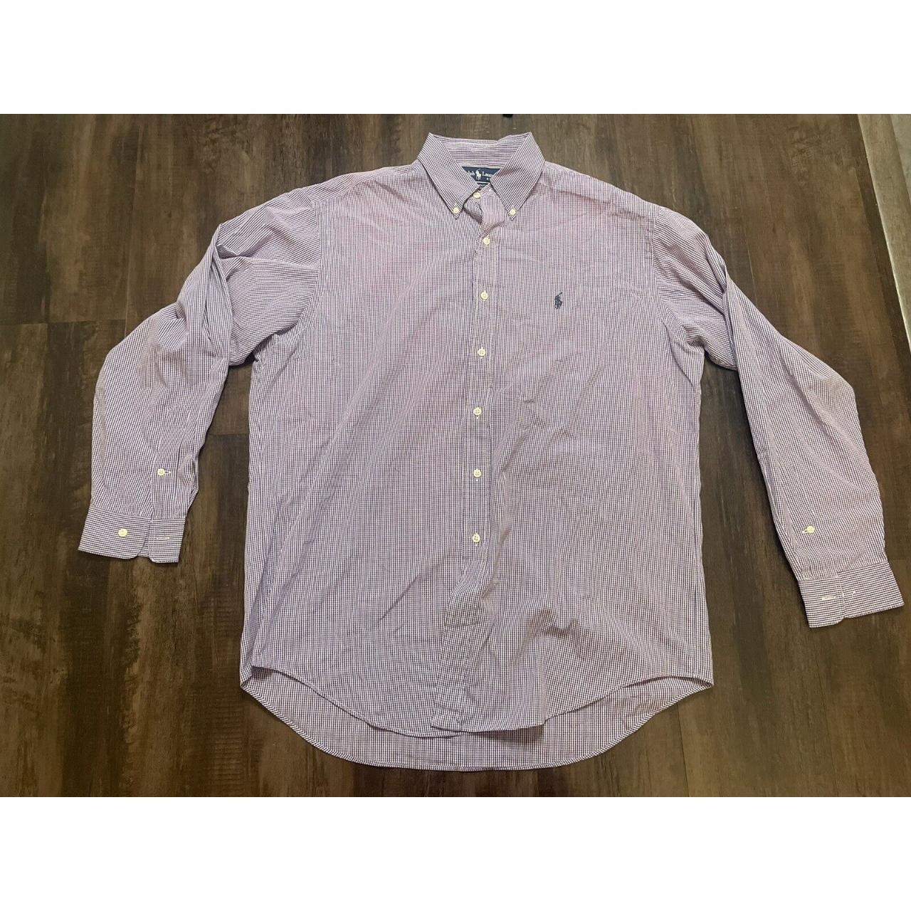 2 Ralph Lauren Mens Large Long Sleeve Button Shirt... - Depop
