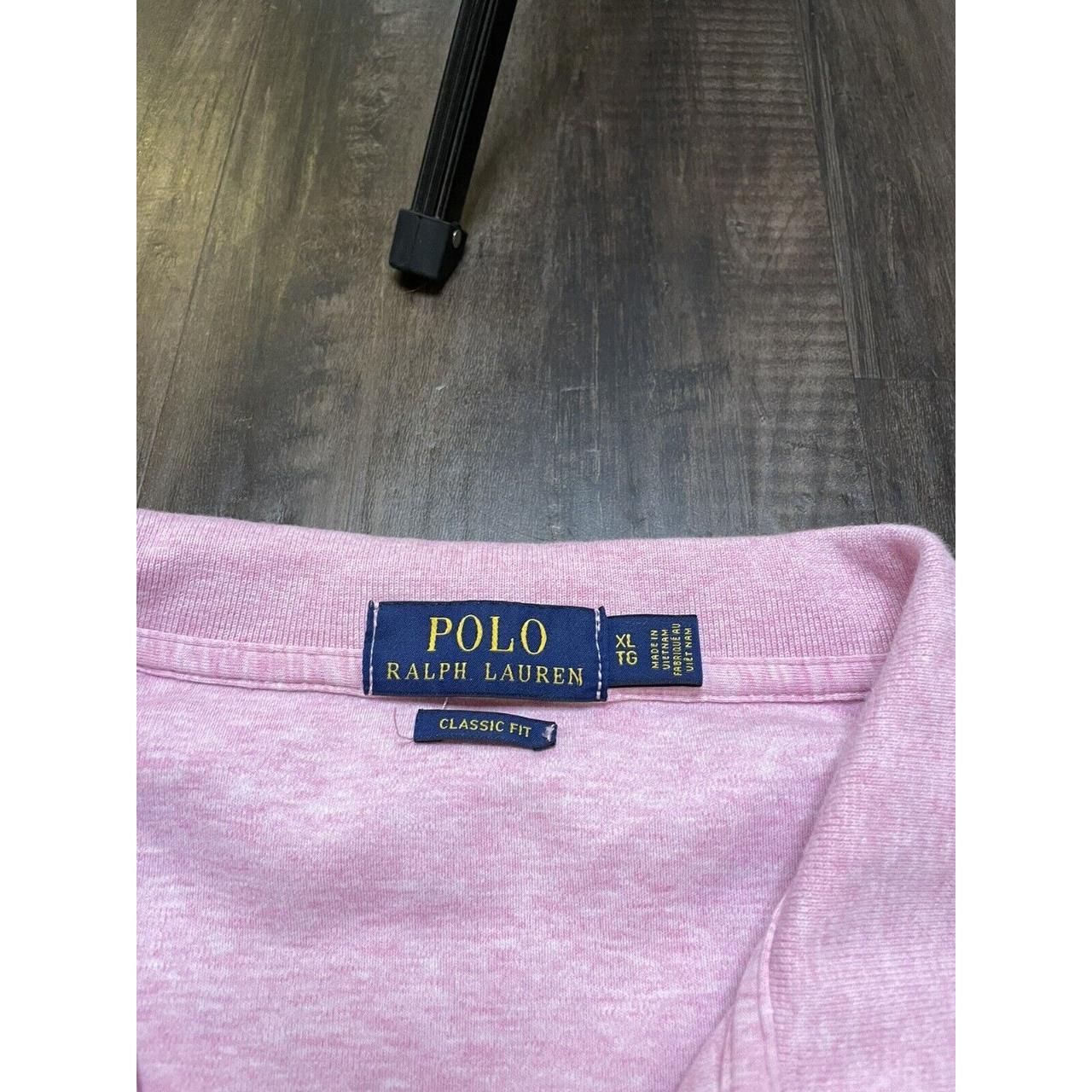 Ralph Lauren Mens XL Shirt Pink Classic Fit Pony... - Depop