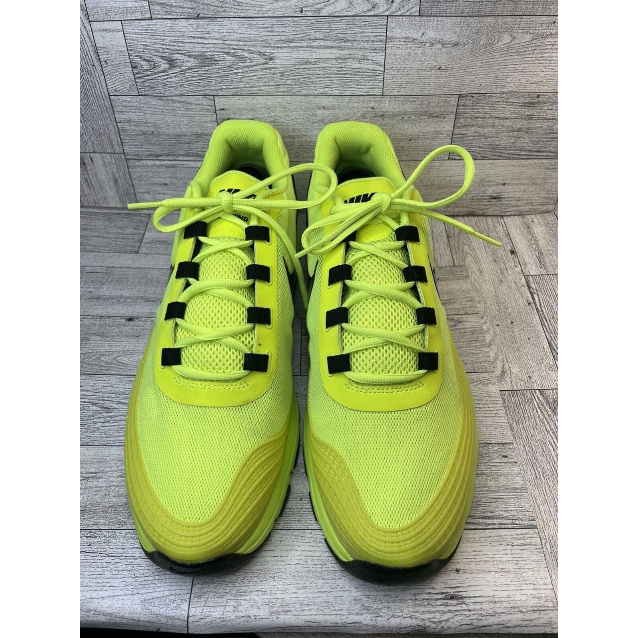 Nike Air Max Training Running Sneaker Neon Green... - Depop