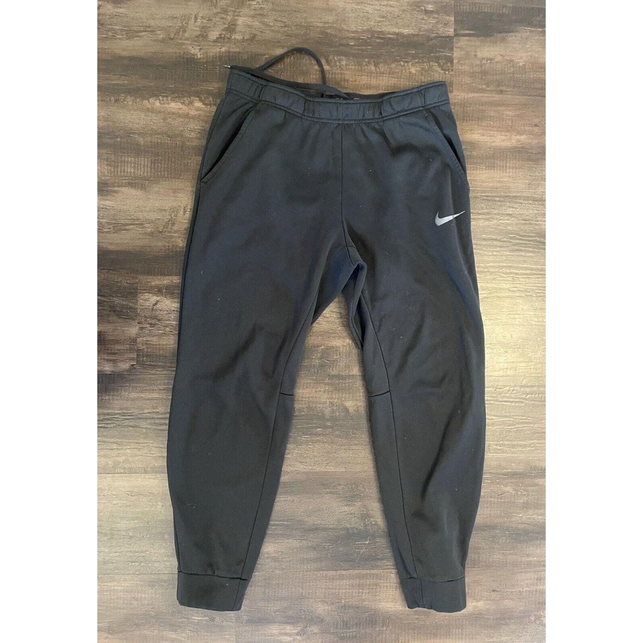 mens nike joggers black dri fit
