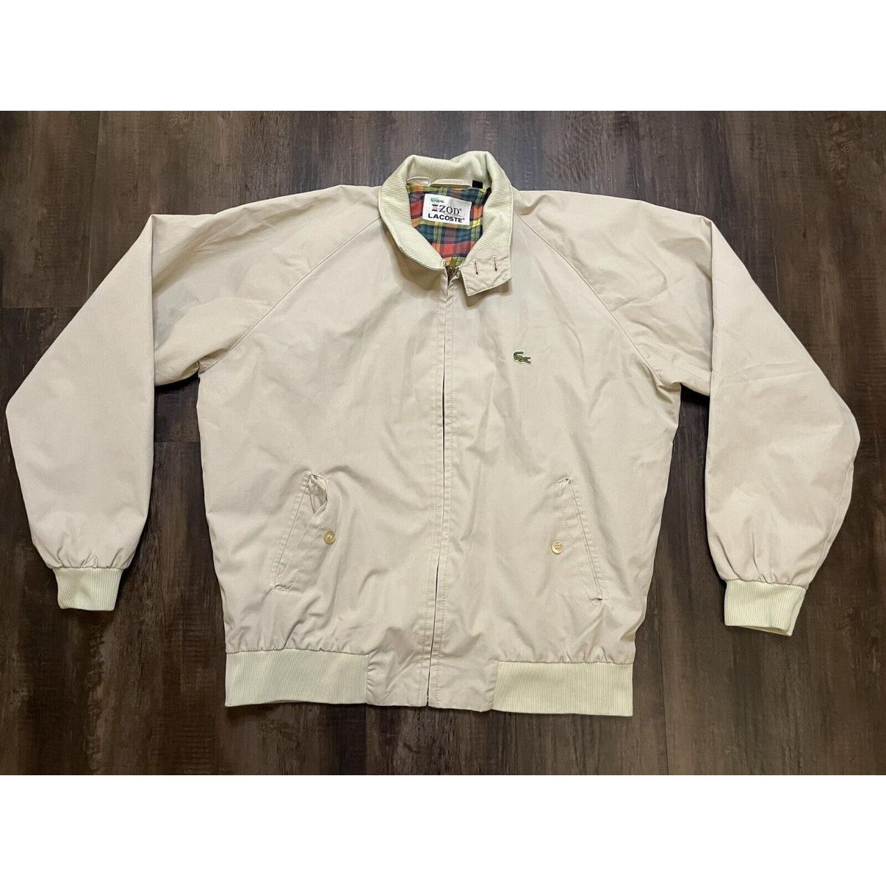 Vintage Izod Lacoste Men's Harrington Jacket Size L... - Depop