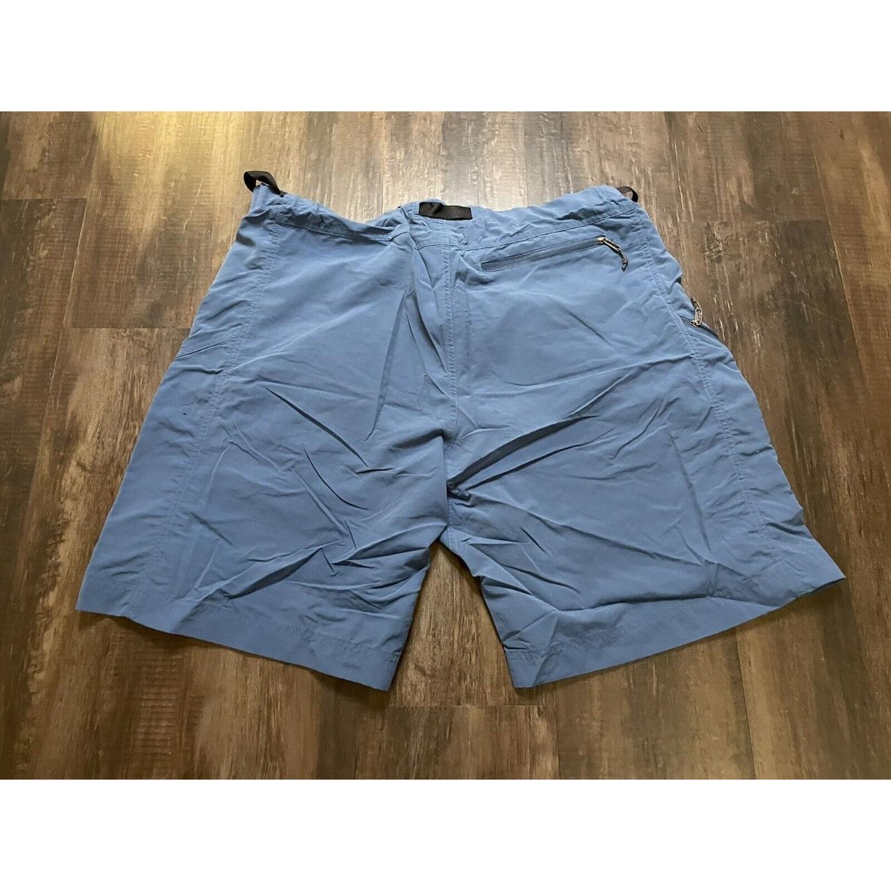 Patagonia Men’s Blue Nylon Belted Pocket Shorts Size... Depop