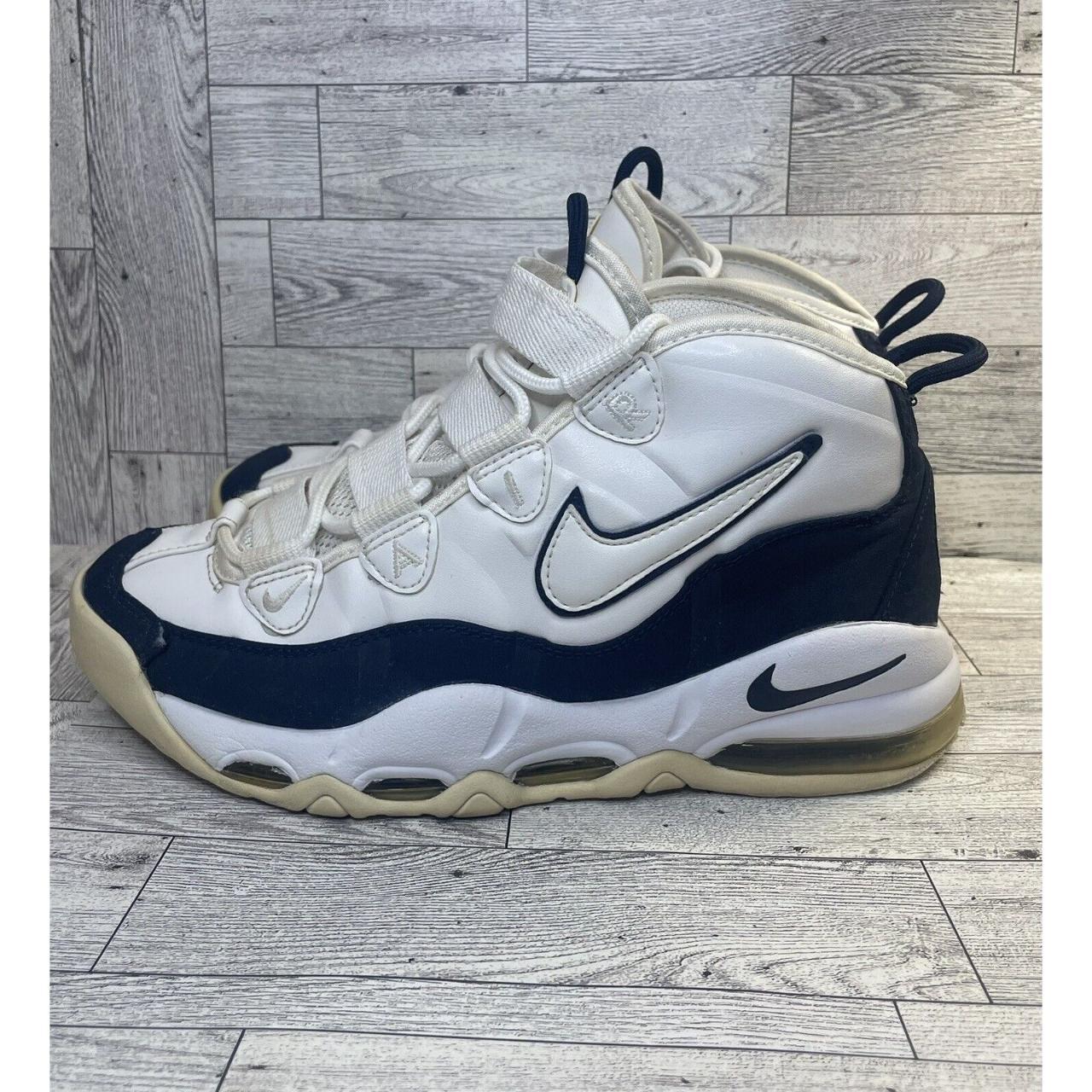 Vintage Nike Air Max Tempo Uptempo White Obsidian... - Depop